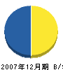 椿山工業 貸借対照表 2007年12月期