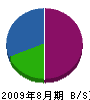 浅野組 貸借対照表 2009年8月期