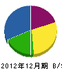 菅井建設 貸借対照表 2012年12月期