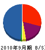 浜脇工業 貸借対照表 2010年9月期