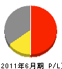 脇坂産業 損益計算書 2011年6月期