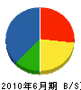 渡辺電業舎 貸借対照表 2010年6月期