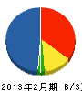 沖田電工 貸借対照表 2013年2月期