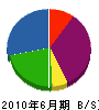 遠藤建設 貸借対照表 2010年6月期