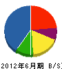 安波茶電機 貸借対照表 2012年6月期