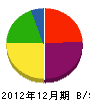 永松建設 貸借対照表 2012年12月期