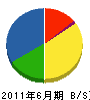山田体育施設 貸借対照表 2011年6月期