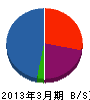 田所電機システム 貸借対照表 2013年3月期