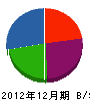 松沢土建 貸借対照表 2012年12月期