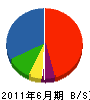 坂井工業 貸借対照表 2011年6月期