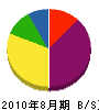 天神丸日名子装飾 貸借対照表 2010年8月期
