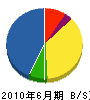 川友建設 貸借対照表 2010年6月期