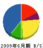 高田建設 貸借対照表 2009年6月期