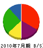 小嶋建設 貸借対照表 2010年7月期