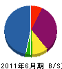 和田設備 貸借対照表 2011年6月期