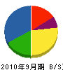 新川組 貸借対照表 2010年9月期