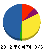 琉球エンジニア 貸借対照表 2012年6月期