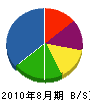 中三川建設 貸借対照表 2010年8月期