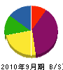 橋口電気 貸借対照表 2010年9月期