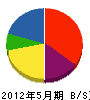 小野寺設備工業 貸借対照表 2012年5月期