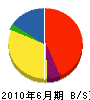 田村設備工業 貸借対照表 2010年6月期