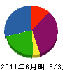 南豊工業 貸借対照表 2011年6月期