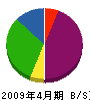 和田建設 貸借対照表 2009年4月期