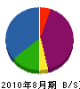 東日本建装 貸借対照表 2010年8月期