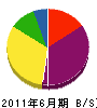 廣瀬建設 貸借対照表 2011年6月期