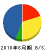 九州洗罐工事 貸借対照表 2010年6月期