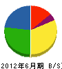 鈴木組 貸借対照表 2012年6月期