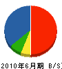 岩室廣瀬組 貸借対照表 2010年6月期