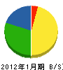 朝日機工 貸借対照表 2012年1月期