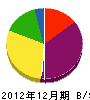 瀬戸内開発 貸借対照表 2012年12月期