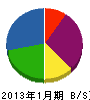 野中電設 貸借対照表 2013年1月期