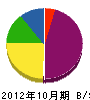 小島建設 貸借対照表 2012年10月期