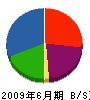 西田塗装 貸借対照表 2009年6月期