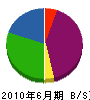 松島建設 貸借対照表 2010年6月期