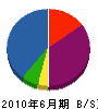 飯田園芸 貸借対照表 2010年6月期