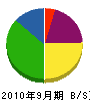 坂澤建設 貸借対照表 2010年9月期