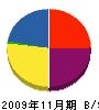 日本小水力発電 貸借対照表 2009年11月期