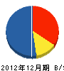 サニ－住設 貸借対照表 2012年12月期