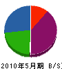 早川 貸借対照表 2010年5月期