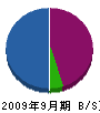 峰岸電工 貸借対照表 2009年9月期