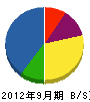 大畑電研 貸借対照表 2012年9月期