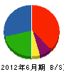 昭和工機 貸借対照表 2012年6月期