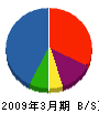 川上 貸借対照表 2009年3月期