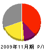 柄澤工業 損益計算書 2009年11月期