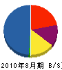 千島 貸借対照表 2010年8月期