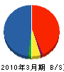 クリエイト軽井沢建設 貸借対照表 2010年3月期